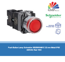 Push Button Lamp Schneider XB2BW34M1C 22 mm Metal IP65 220VAC Red 1NO