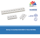 Marking Terminal Block BLOX ZB5/H (71-80) u/FJ3N White