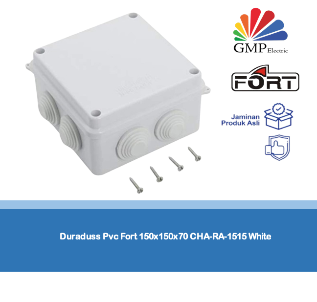 Duraduss Pvc Fort 150x150x70 CHA-RA-1515 White