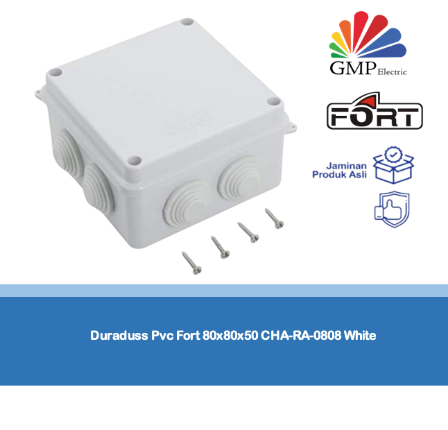 Duraduss Pvc Fort 80x80x50 CHA-RA-0808 White