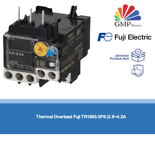 Thermal Overload Fuji TR18X3-2P8 (2.8~4.2A)