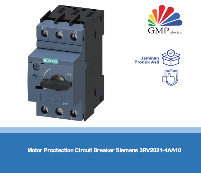 3RV2021-1GA25 Siemens 6.3 A SIRIUS 3RV Motor Protection Circuit Breaker, 690 V R