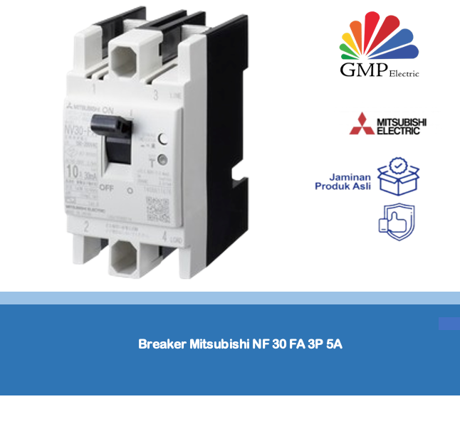 Breaker Mitsubishi NF 30 FA 3P 5A