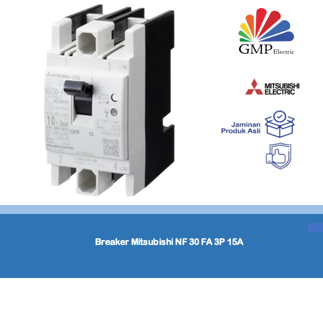 Breaker Mitsubishi NF 30 FA 3P 15A