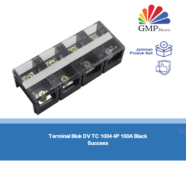 Terminal Blok DV TC 1004 4P 100A Black