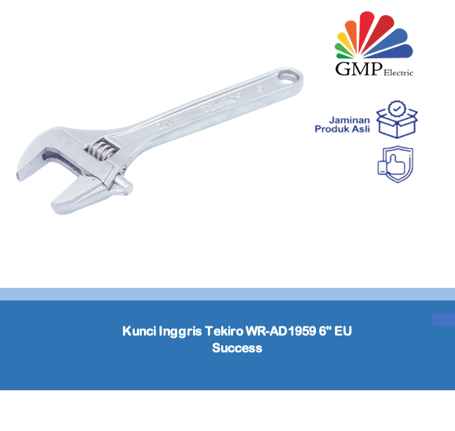 Kunci Inggris Tekiro WR-AD1959 6" EU