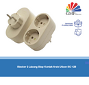Stecker 2 Lubang Stop Kontak Arde Uticon SC-128