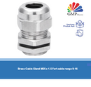 Brass Cable Gland M25 x 1.5 Fort cable range 9-16