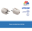 Stecker Arde Bulat Uticon S-28 Putih