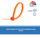 Kabel Tie Sigma CS-100 2,5x100 mm @1000pcs Orange