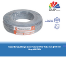 Kabel Serabut Single Core Federal NYAF 1x2,5 mm @100 mtr Grey 450/750V