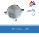 TEE Dus 3 Way Galvanized E-25