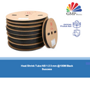 Heat Shrink Tube NB 1:2 3 mm @100M Black