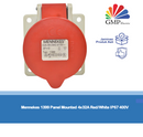 Mennekes 1399 Panel Mounted 4x32A Red/White IP67 400V