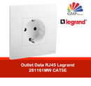 Outlet Data RJ45 Legrand 281161MW CAT5E