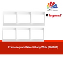 Frame Legrand Niloe 3 Gang White (665003)