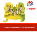 Terminal Blok VikingLegrand 3717 2.5 mm Yellow/Green Ground