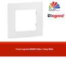 Frame Legrand (665001) Niloe 1 Gang White