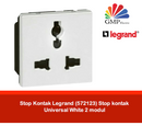 Stop Kontak Legrand (572123) Stop kontak Universal White 2 modul