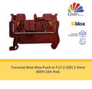 Terminal Blok Blox Push-in FJ7-2.5(R) 2.5mm 800V 24A Red