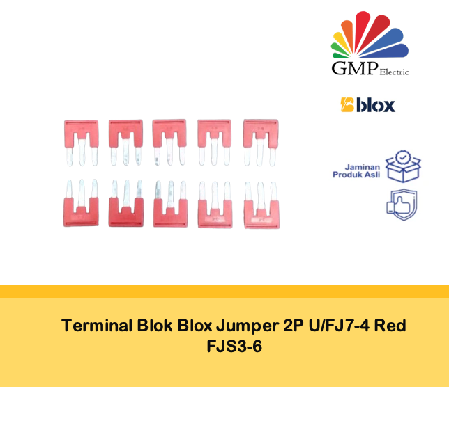 Terminal Blok Blox Jumper 2P U/FJ7-4 Red FJS3-6