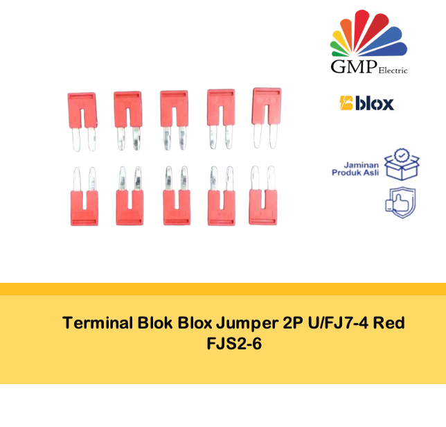 Terminal Blok Blox Jumper 2P U/FJ7-4 Red FJS2-6