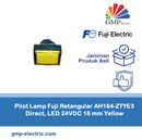 Pilot Lamp Fuji Retangular AH164-ZTYE3 Direct, LED 24VDC 16 mm Yellow