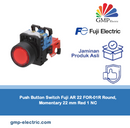 Push Button Switch Fuji AR 22 FOR-01R Round, Momentary 22 mm Red 1 NC
