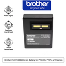 Li-ion Battery Brother for PT-D/E800, P900, RJ-4 & TD-2 series