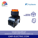 Push Button Lamp Fuji AY22EOL-10Q3A Round, Momentary 22 mm 220VAC Orange/Amber 1 NO