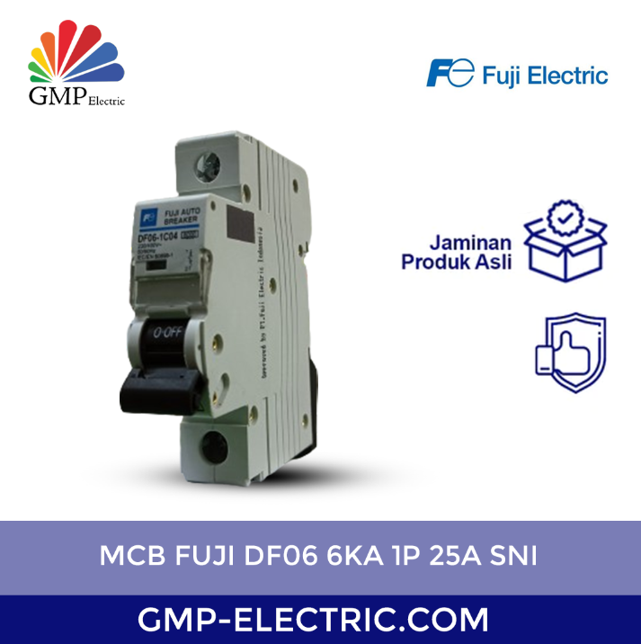 MCB Fuji DF06 6kA 1P 25A SNI