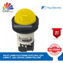 Pilot Lamp Fuji Dome DY22 DOL-Q3Y Direct, LED 220VAC 22 mm Yellow