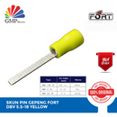 Skun Pin Gepeng Fort DBV 5.5-18 Yellow
