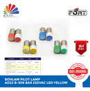 Bohlam Pilot Lamp AD22 B-S06 BA9 220VAC LED Yellow