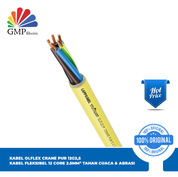 Kabel OLFLEX Crane PUR 12G2,5 – Kabel Fleksibel 12 Core 2.5mm² Tahan Cuaca & Abrasi