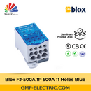 Power Distribution Block Blox FJ-500A 1P 500A 11 Holes Blue