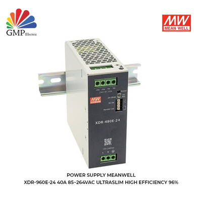 Power Supply Meanwell XDR-960E-24 40A 85~264Vac UltraSlim High Efficiency 96%