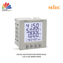 Digital Multifunction Meter SELEC - LCD & LED Series 96x96-FORT