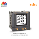 Digital VAF Meter SELEC 3-Phase (Volt, Ampere, Hz) - FORT