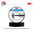 Isolasi Vynil 3M 160 Temflex 18mm x 0.15mm x 20mtr Black