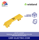 AD WT 4 Cover Terminal Block Warning Sign Yellow Wieland (04.344.1655.8)
