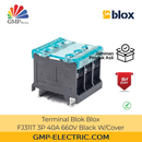 Terminal Blok Blox FJ311T 3P 40A 660V Black W/Cover