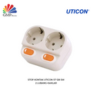 Stop Kontak Uticon ST-128 SW 2Lubang+Saklar