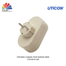 Stecker 2 Lubang Stop Kontak Arde Uticon SC-128