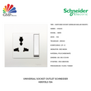 UNIVERSAL SOCKET OUTLET SCHNEIDER KBS113LS 13A
