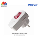 Stecker/Plug Uticon S-228N 2P+E+ Saklar Lampu