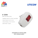 Stecker/Plug Uticon S-228N 2P+E+ Saklar Lampu