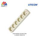 Stop Kontak Uticon ST-158 5 Lubang Cream OB