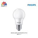 [PACK] Lampu LED Philips E-27 G3 8-70W White [3+1]