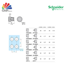 Push Button Illuminated Schneider Dia 22mm Flush Spring Return Only Head ZB4BW333 Green | ZB4BW343 Red